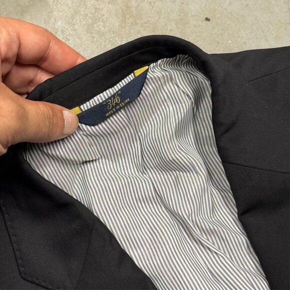 Brooks Brothers 346 Explorer Blazer Stretch Sport Coat Black 42 S - Picture 6 of 11